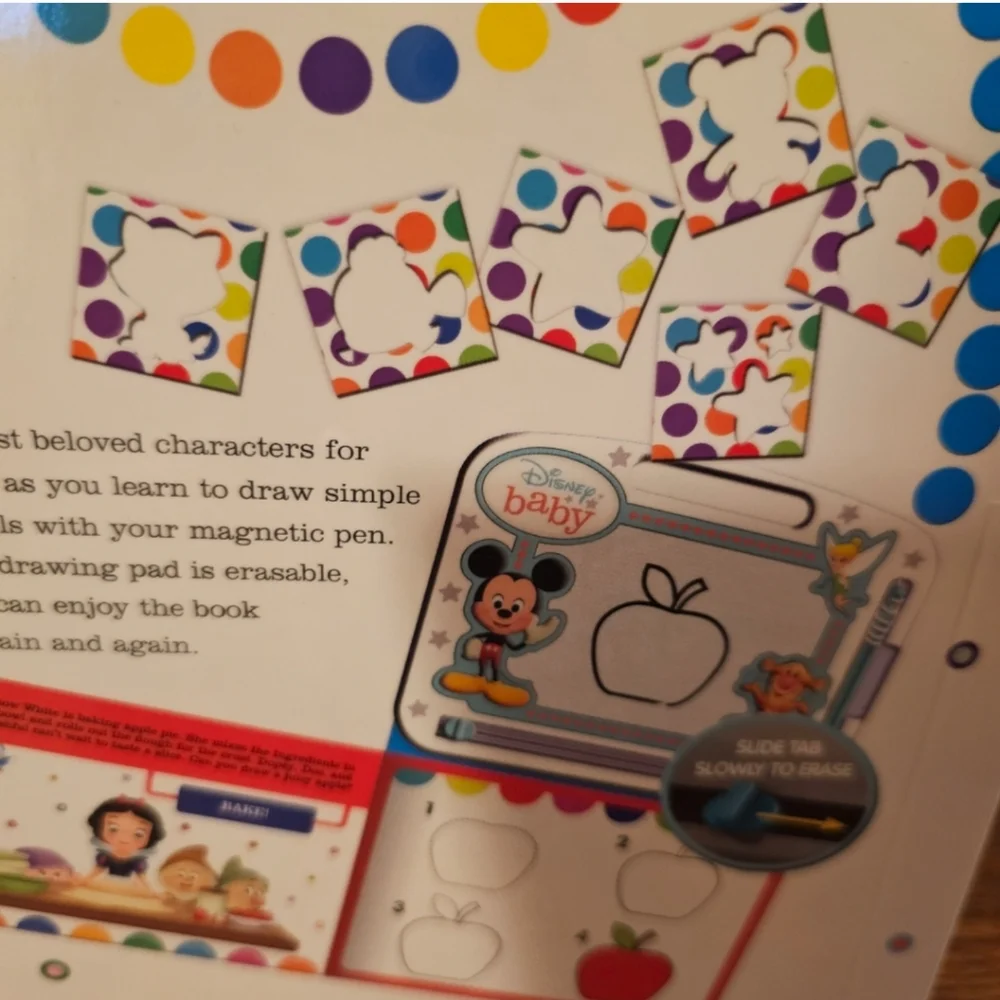 Disney Baby Read & Doodle - Learning resources for kids, a magnetic draw…